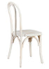 Chivari White Distressed ToughWood™ Bentwood Chair CBWW-ZG-T