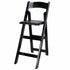 Chivari Black ToughWood™ Folding Bar Stool with Padded Seat BFWB-AX