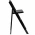 Chivari Black ToughWood™ Folding Bar Stool with Padded Seat BFWB-AX