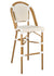 Toulouse Scratch and Dent White and Beige French Bistro Barstool BBPWB-AX-T-SD