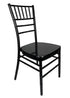 Chivari Black Aluminum Chiavari Chair CCAB-AX-T