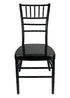 Chivari Black Aluminum Chiavari Chair CCAB-AX-T