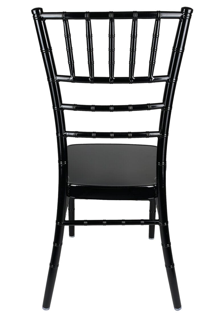 Chivari Black Aluminum Chiavari Chair CCAB-AX-T