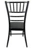 Chivari Black Aluminum Chiavari Chair CCAB-AX-T
