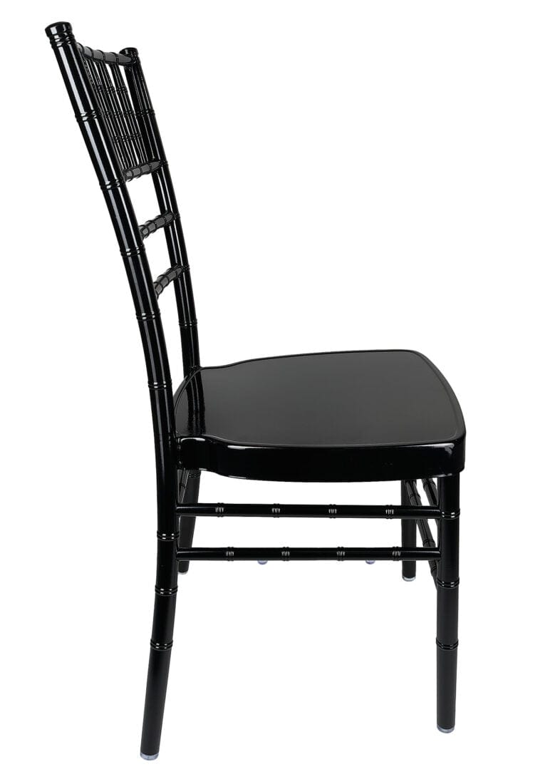 Chivari Black Aluminum Chiavari Chair CCAB-AX-T