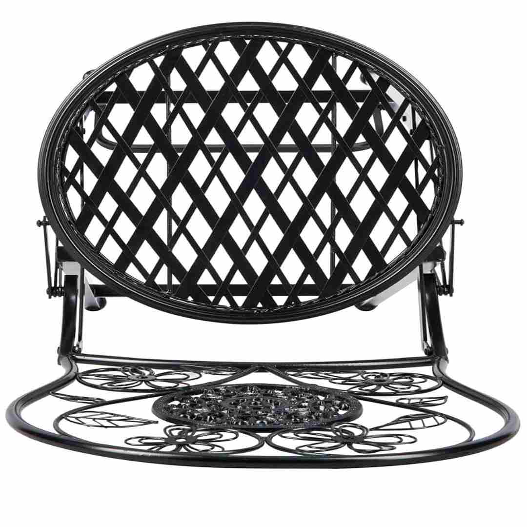 Chivari Black Barcelona Bistro Barstool with Round Seat and Back by Chivari (Per Chair Price Shown – Sold only in Quantities of 2) BBBRRB-AX-T
