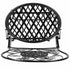 Chivari Black Barcelona Bistro Barstool with Round Seat and Back by Chivari (Per Chair Price Shown – Sold only in Quantities of 2) BBBRRB-AX-T