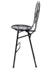 Chivari Black Barcelona Bistro Barstool with Round Seat and Back by Chivari (Per Chair Price Shown – Sold only in Quantities of 2) BBBRRB-AX-T