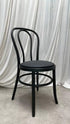 Chivari Black Licorice Resin Bentwood Festive Chair CBFRB-ZG-T