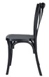 Chivari Black Straight Leg Farm Table Dining Set with 10 Chairs TFARM-BLACK-S-LEG-KIT-CXR-AX