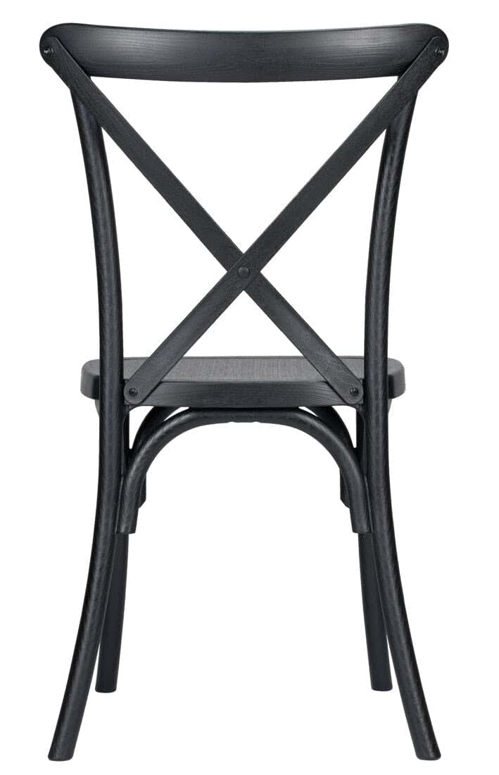 Chivari Black Straight Leg Farm Table Dining Set with 10 Chairs TFARM-BLACK-S-LEG-KIT-CXR-AX