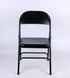 Chivari 100 Black Plastic Folding Chair Bundle with 2 Heavy Duty Carts and Safety Straps CFPB-100GCRTS-KT