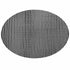 Toulouse 40" Round Glass Top Black and White Rattan French Bistro Table TBTPBLA-KT-AX-T