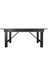 Chivari 72″ x 40″ (6 Foot ) Black Rectangle Straight Leg Straight Leg Wood Farm Table TFARMRT7240-BLACK-S-LEG-AX-T