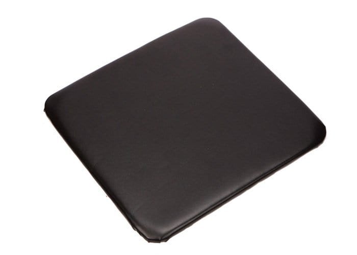 Chivari Black Replacement Cushion for Resin Folding Chairs CUSHFOLDRESINBLK-AX-T
