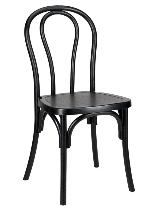 Black Resin Bentwood Chair
