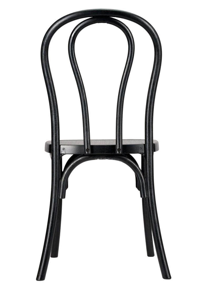 Chivari Black Resin Bentwood Chair CBRB-ZG-T