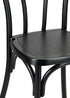 Chivari Black Resin Bentwood Chair CBRB-ZG-T