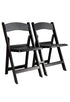 Chivari 50 Pack Black Ganging Clip for Resin Folding Chairs PARTS-FOLD-RESIN-CLIP-BL50