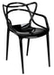 Chivari Black Resin Orbit Chair CSRB-ZG-T