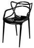 Chivari Black Resin Orbit Chair CSRB-ZG-T