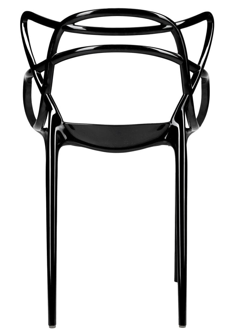 Chivari Black Resin Orbit Chair CSRB-ZG-T