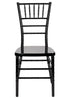 Chivari Black Resin Steel Skeleton™ Chiavari Chair CCRB-STEEL-AX-T