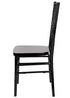 Chivari Black Resin Steel Skeleton™ Chiavari Chair CCRB-STEEL-AX-T