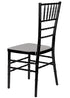 Chivari Black Resin Steel Skeleton™ Chiavari Chair CCRB-STEEL-AX-T