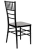 Chivari Black Resin Steel Skeleton™ Chiavari Chair CCRB-STEEL-AX-T