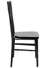 Chivari Black Resin Steel Skeleton™ Chiavari Chair CCRB-STEEL-AX-T