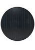 Chivari 60" (5 Foot) Black Straight Leg Round Wood Farm Table TFARMRD60-BLACK-S-LEG-AX-T