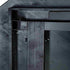 Chivari 60" (5 Foot) Black Straight Leg Round Wood Farm Table TFARMRD60-BLACK-S-LEG-AX-T