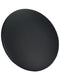 Chivari Black Licorice Round Vinyl Panel Back Back Cushion CUSH-PANVIN-RDBLA-ZG-T