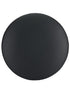 Chivari Black Licorice Round Vinyl Panel Back Back Cushion CUSH-PANVIN-RDBLA-ZG-T