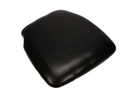 Chivari Black  1.75" Vinyl Panel Back Chiavari Cushion with SlipNot™ Technology CUSHPANVINBLK-SPNT-AX