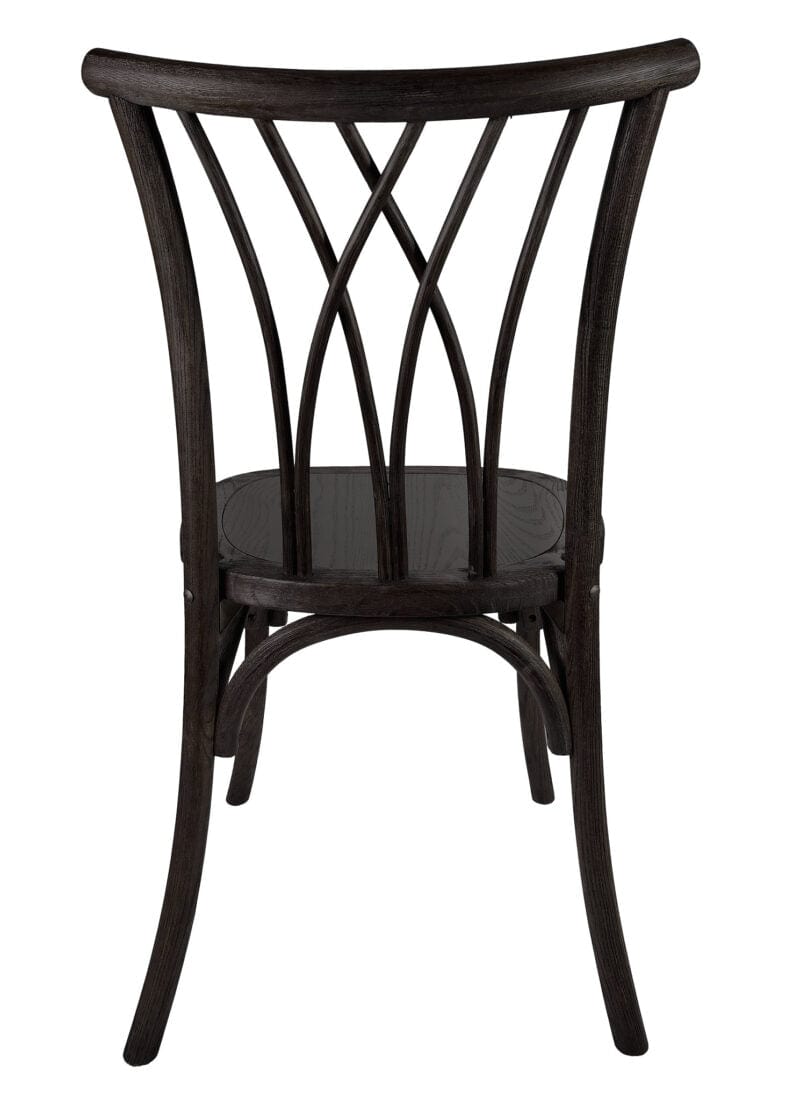 Chivari Black ToughWood™ Willow Chair CWWB-AX-T