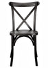 Chivari Black ToughWood™ Cross Back Chair CXWB-AX-T