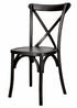 Chivari Black ToughWood™ Cross Back Chair CXWB-AX-T