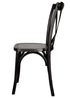 Chivari Black ToughWood™ Cross Back Chair CXWB-AX-T
