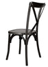 Chivari Black ToughWood™ Cross Back Chair CXWB-AX-T