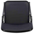 Chivari Black Metal Folding Chair with Black Vinyl Cushion CFMVBB1-CX-T