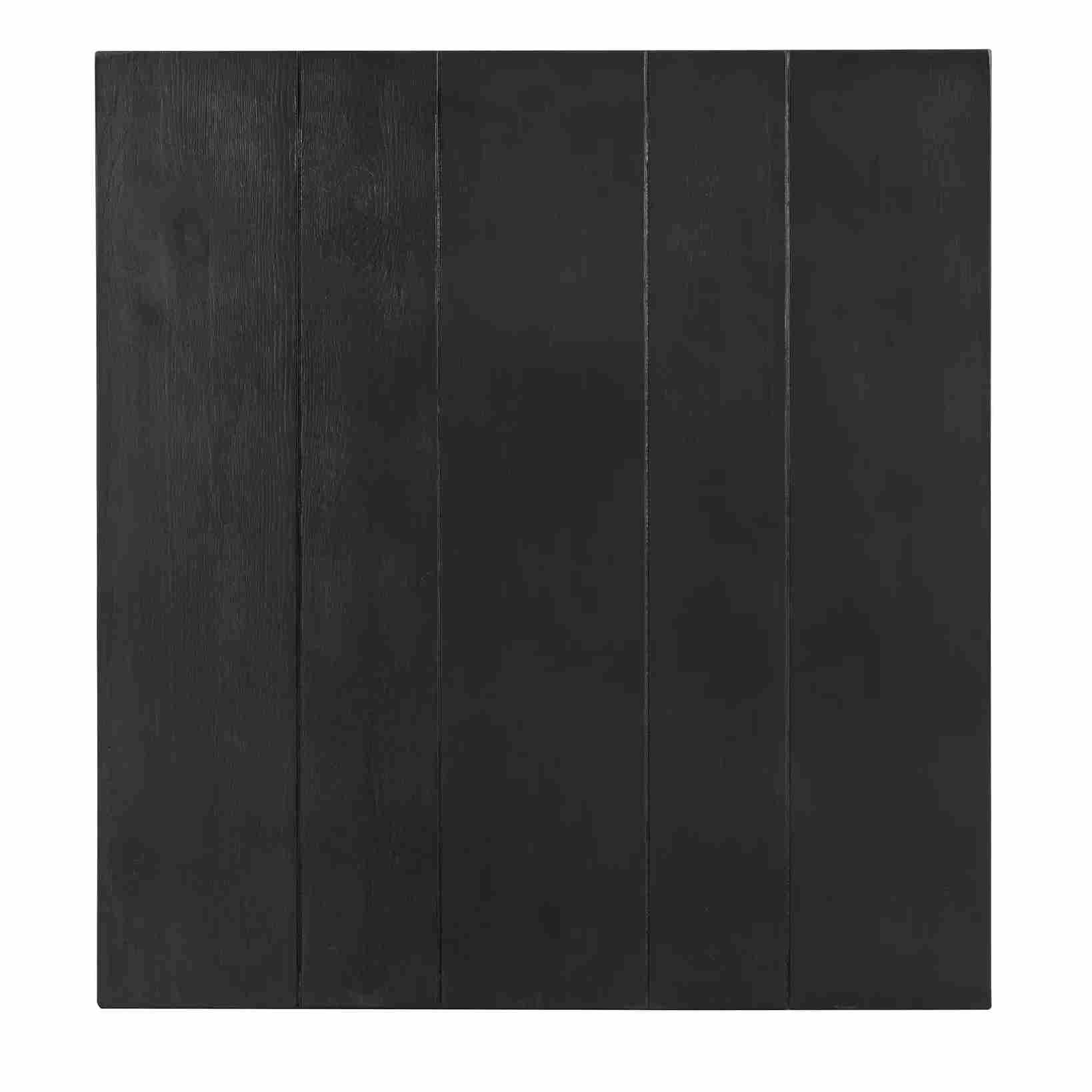Chivari 72" x 30" Black Farm Table Conversion Kit for Banquet Tables TFARMCKT7230-BLK-AX-T