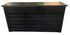 Chivari 7' Black Portable Folding Bar with HPL Top and Durable Rubber Edge BAR-FOLD-84KT-BLK-AX-T