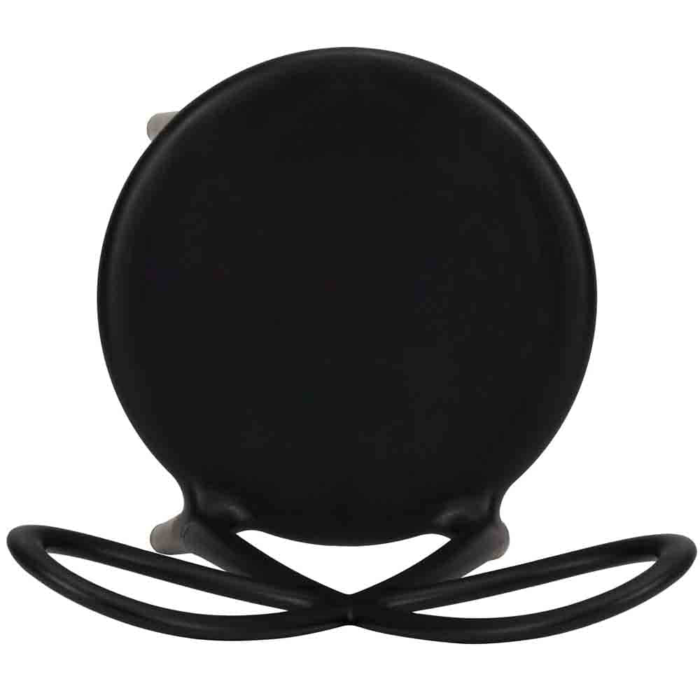 Chivari Black Resin Bow Chair with Round Seat CBORB-ZG