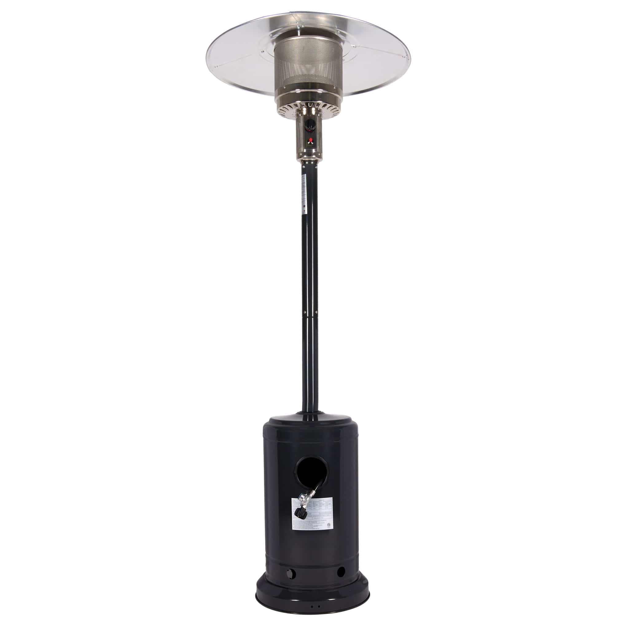 Chivari Black Propane Standing Patio Outdoor Heater 41000 BTU HEAT-PAT41KBTU-BLK