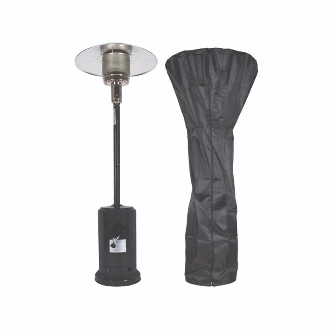 Chivari Black Propane Standing Patio Outdoor Heater 41000 BTU HEAT-PAT41KBTU-BLK