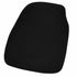 Chivari Black 1.75" Thick Fabric Panel Back Chiavari Chair Cushion and SlipNot™ Technology CUSHPANFAB-BLK-A