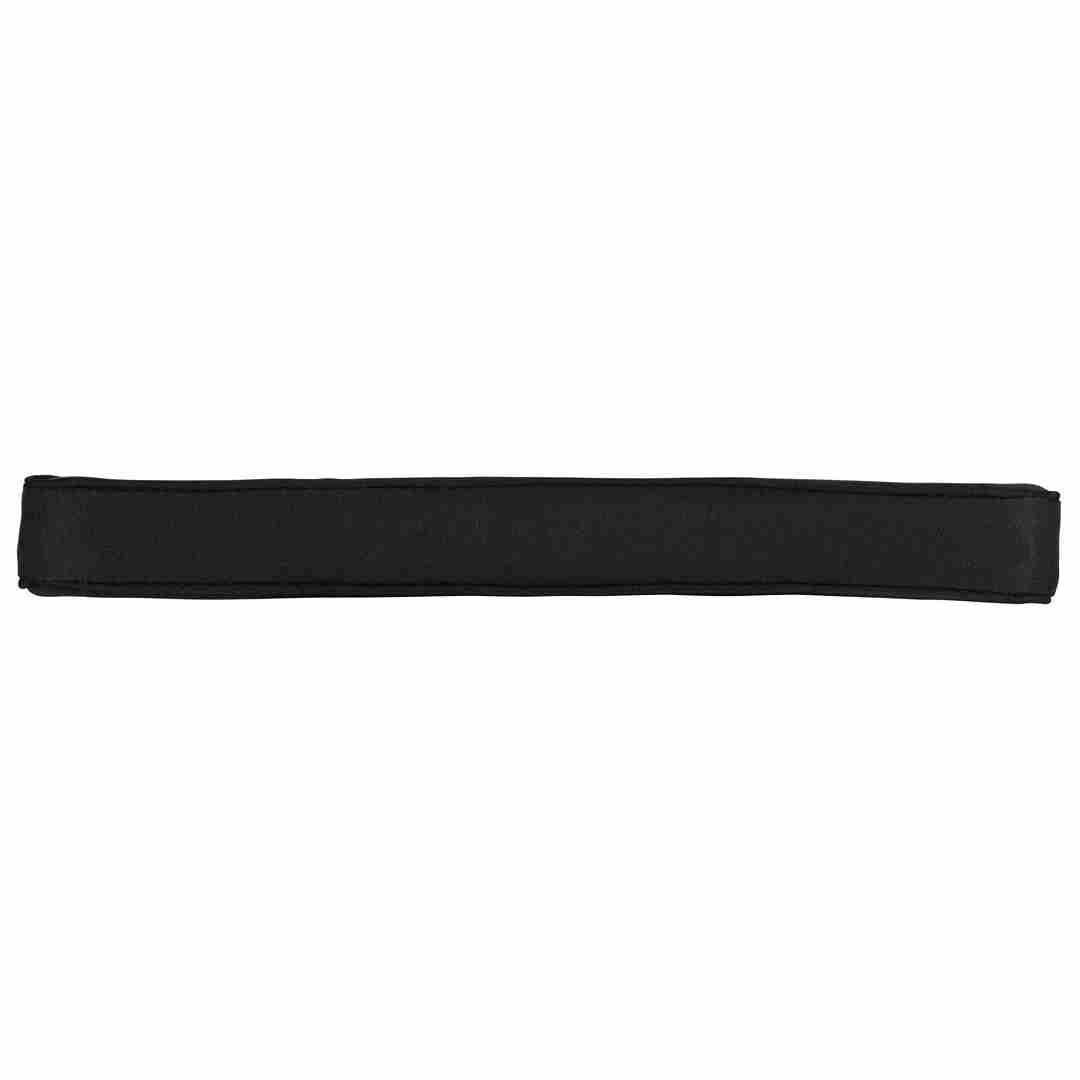Chivari Black 1.5" Thick Bamboo Folding Chair Cushion CUSHSTRAPBAMBLA-HU-T