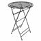 Chivari 32" Antique Black Bistro Cocktail Table TBBBMB-AX-T